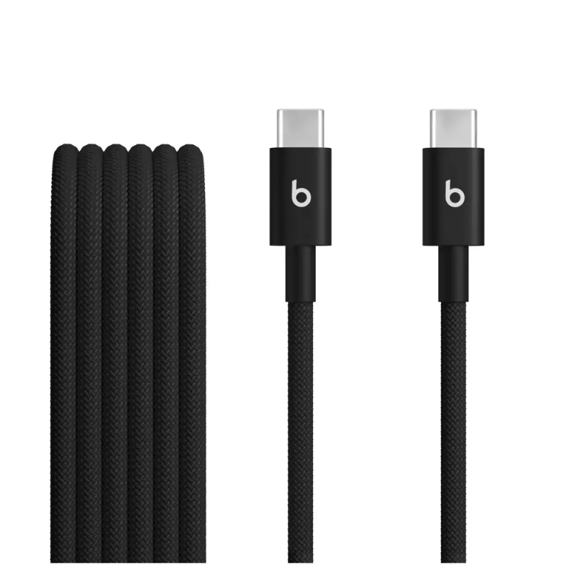 Apple Beats USB-C/USB-C Woven kabel 1,5m sytě černý 2ks