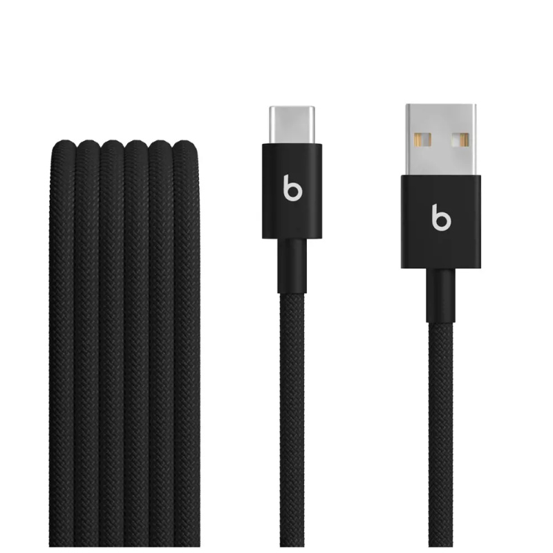 Apple Beats USB-A/USB-C Woven kabel 1,5m sytě černý 2ks