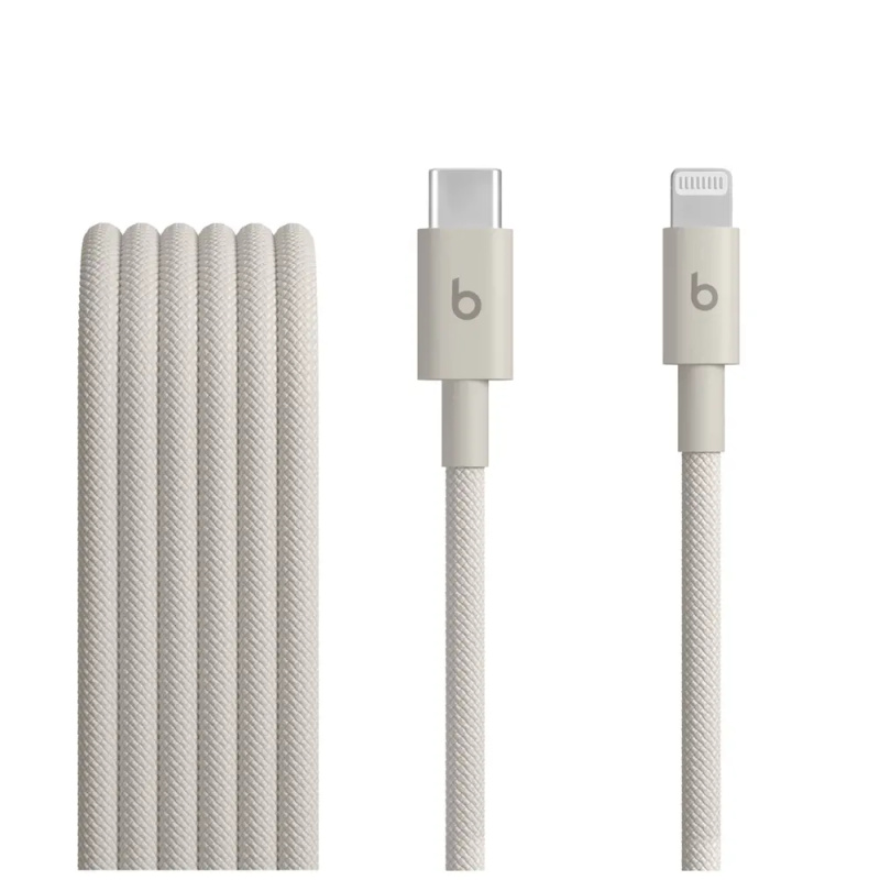 Apple Beats USB-C/Lightning Woven kabel 1,5m kamínkově šedý