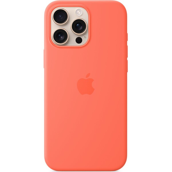 Apple iPhone 16 Pro Max Silicone Case with MagSafe - Tangerine MDGX4ZM/A