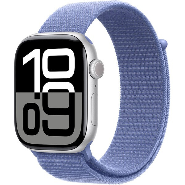 Apple Watch 46mm barvínkově fialový provlékací sportovní MDV54ZM/A