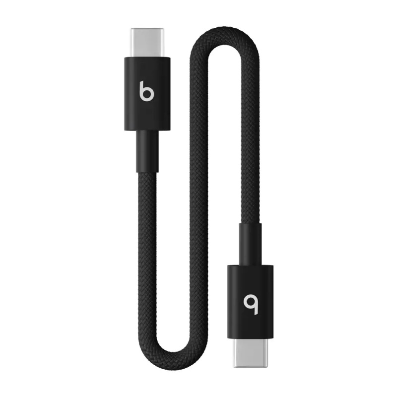 Apple Beats USB-C/USB-C Woven kabel 20cm sytě černý