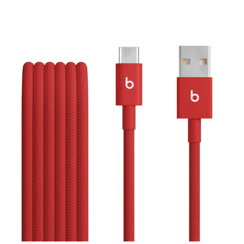 Apple Beats USB-A/USB-C Woven kabel 1,5m jasně červený