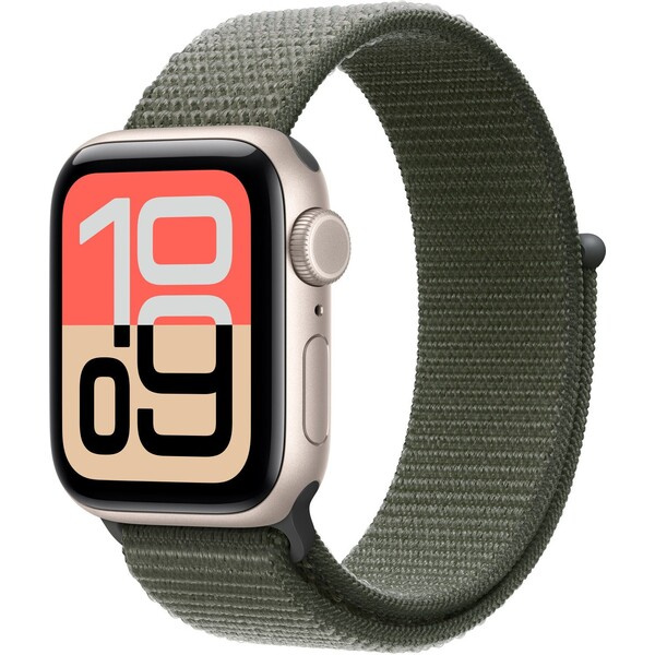 Apple Watch 41/40/38mm piniově zelený provlékací sportovní řemínek
