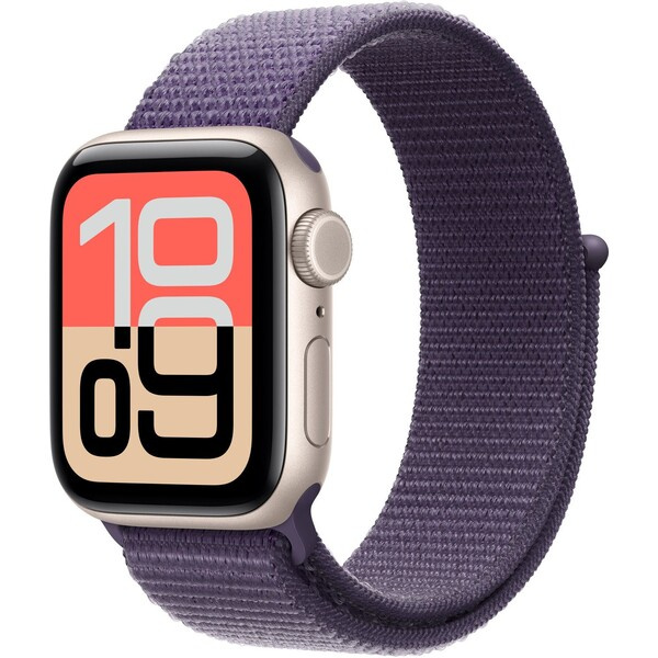 Apple Watch 41/40/38mm mlžně fialový provlékací sportovní řemínek