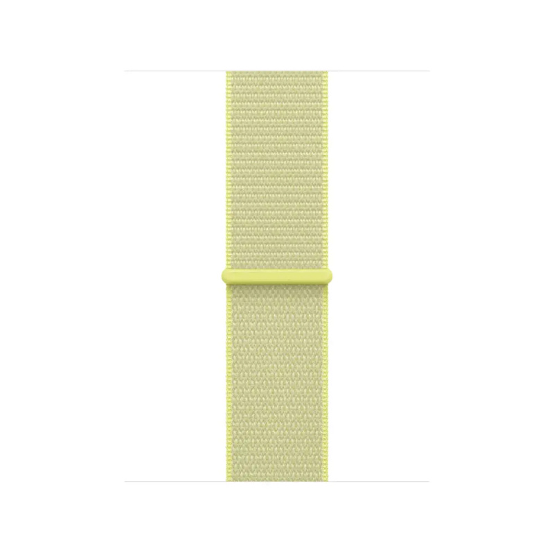 Apple Watch 42/41/40/38mm neonově žlutý provlékací sportovní řemínek
