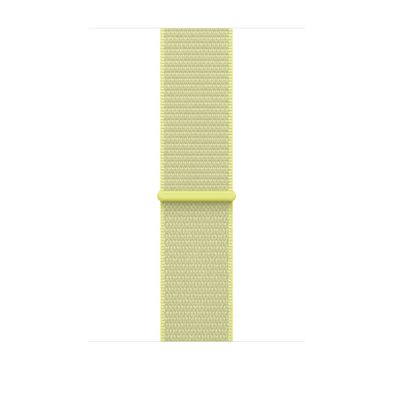 Apple Watch 49/46/45/44mm neonově žlutý provlékací sportovní řemínek