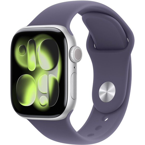 Apple Watch 42/41/40/38mm mlžně fialový sportovní řemínek S/M