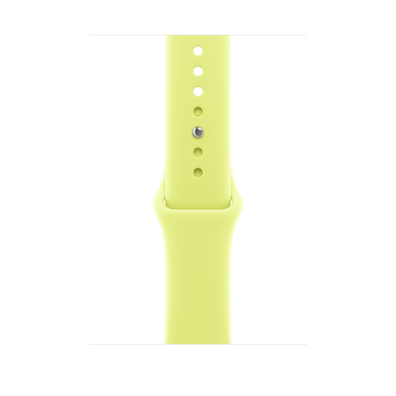 Apple Watch 49/46/45/44mm neonově žlutý sportovní řemínek M/L