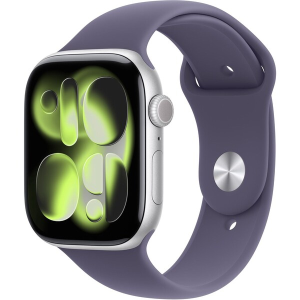 Apple Watch 49/46/45/44mm mlžně fialový sportovní řemínek M/L