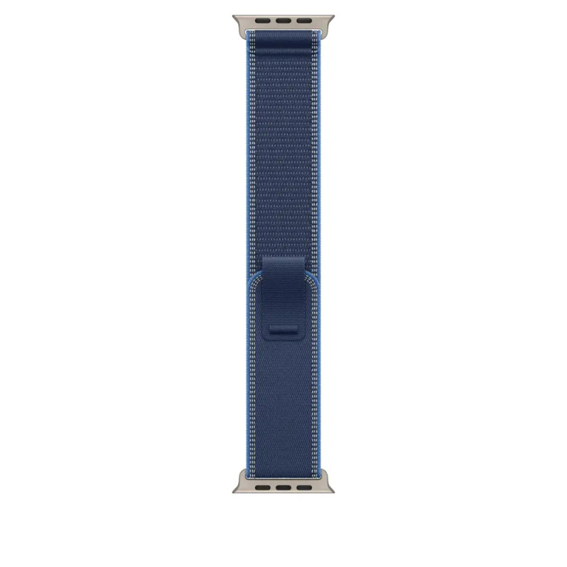 Apple Watch 49/46/45/44mm modrý/jasně modrý Trailový tah M/L přírodní titan