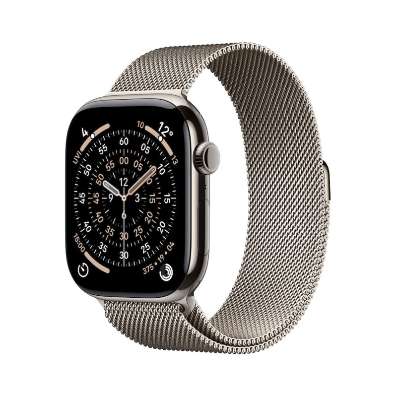 Apple Watch Series 11 Cellular (42mm) Přírodní titan s přírodním milánským tahem