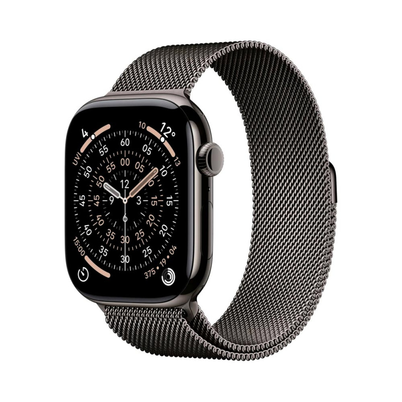 Apple Watch Series 11 Cellular (42mm) Břidlicově šedý titan s břidlicově šedým milánským tahem