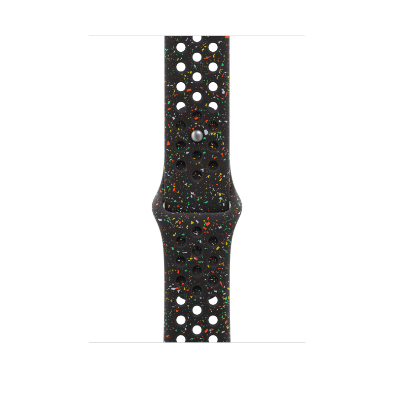 Apple Watch 49/46/45/44mm Midnight Black sportovní řemínek Nike M/L