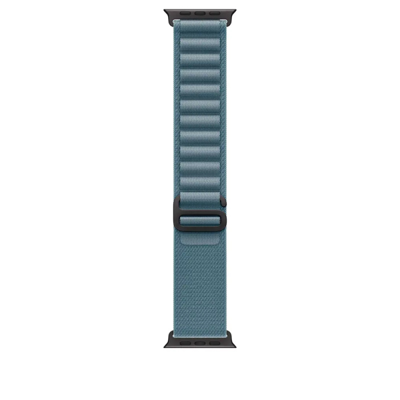 Apple Watch 49/46/45/44mm světle modrý Alpský tah malý černý titan