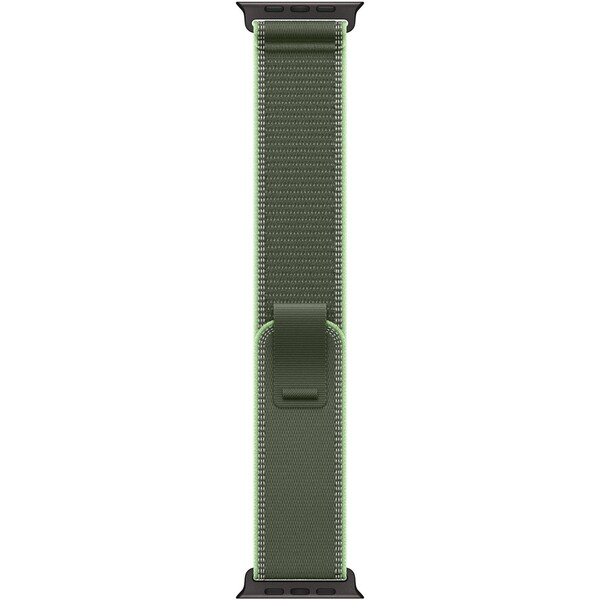 Apple Watch 49/46/45/44mm zelený/neonový Trailový tah S/M černý titan