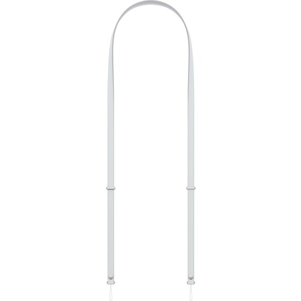 Apple Crossbody popruh světle šedý Světle šedá