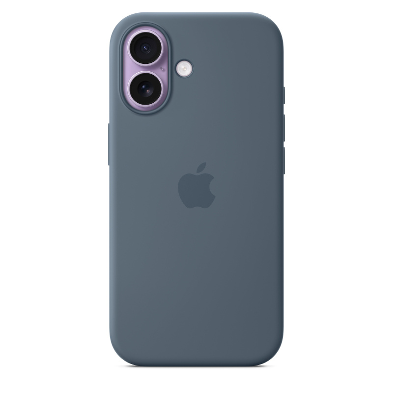 Apple silikonový kyt s Magsafe na iPhone 17 ocelově modrý Ocelově modrá