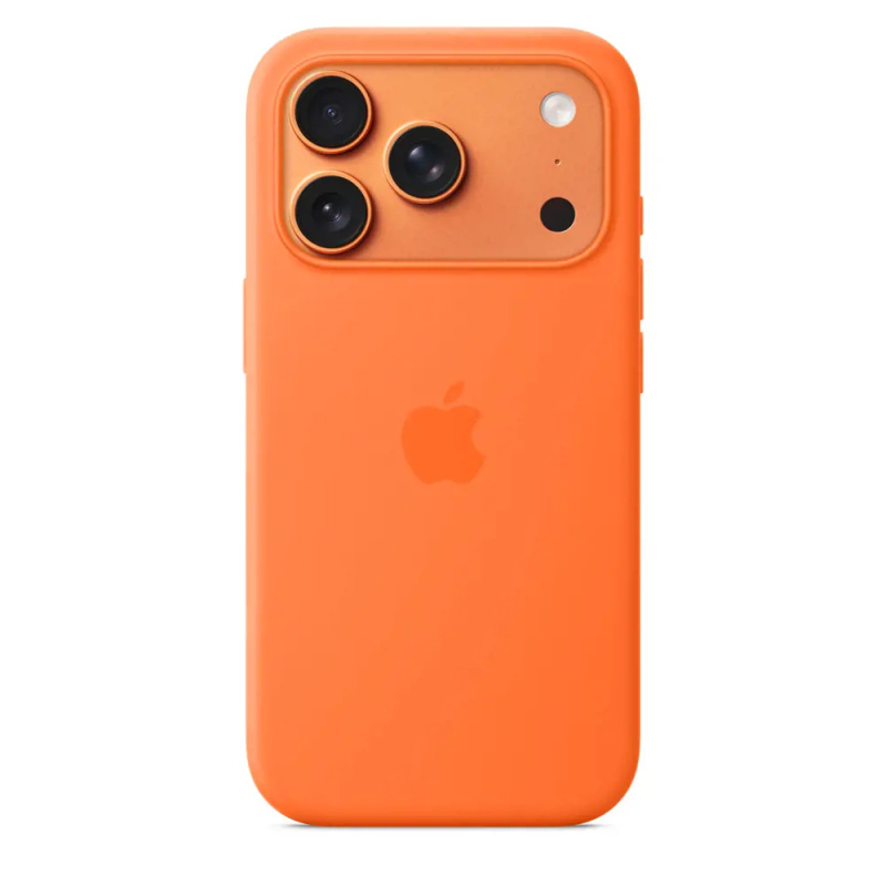 Apple silikonový kyt s Magsafe na iPhone 17 Pro oranžový Oranžová