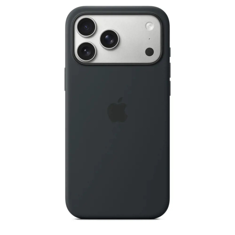Apple silikonový kyt s Magsafe na iPhone 17 Pro Max černá Černá