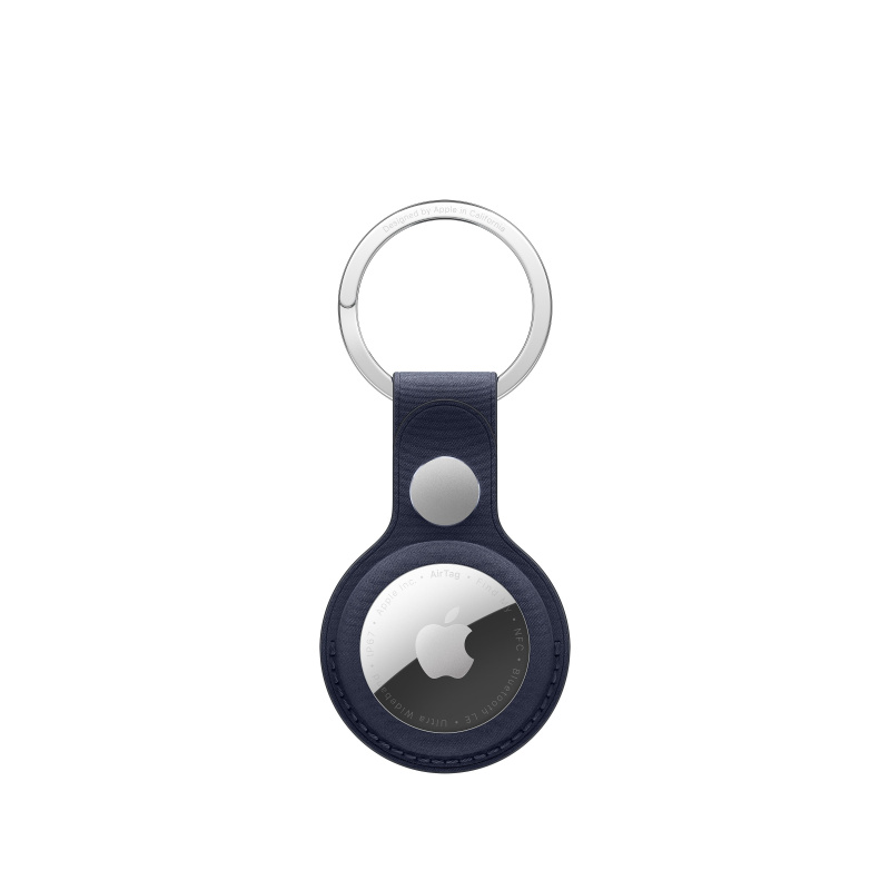 Apple FineWoven klíčenka na AirTag MGG14ZM/A Námořnicky modrá