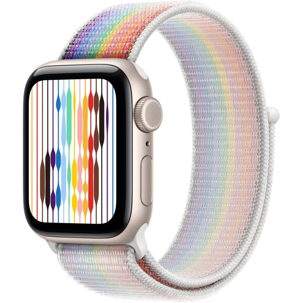 Apple Watch 42/41/40mm provlékací sportovní řemínek Pride Edition