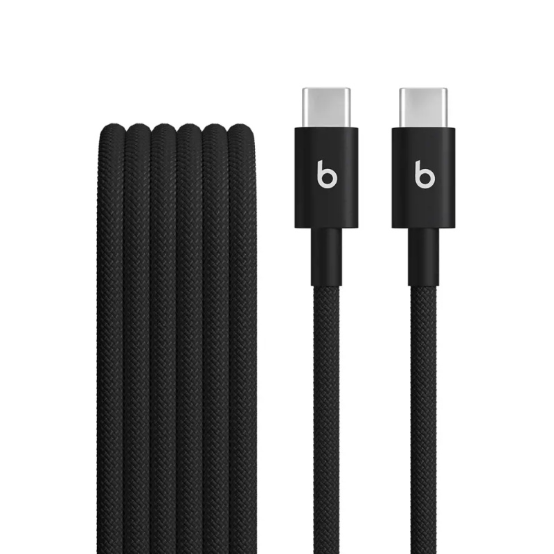 Apple Beats USB-C/USB-C napájecí kabel 240W 3m sytě černý Černá