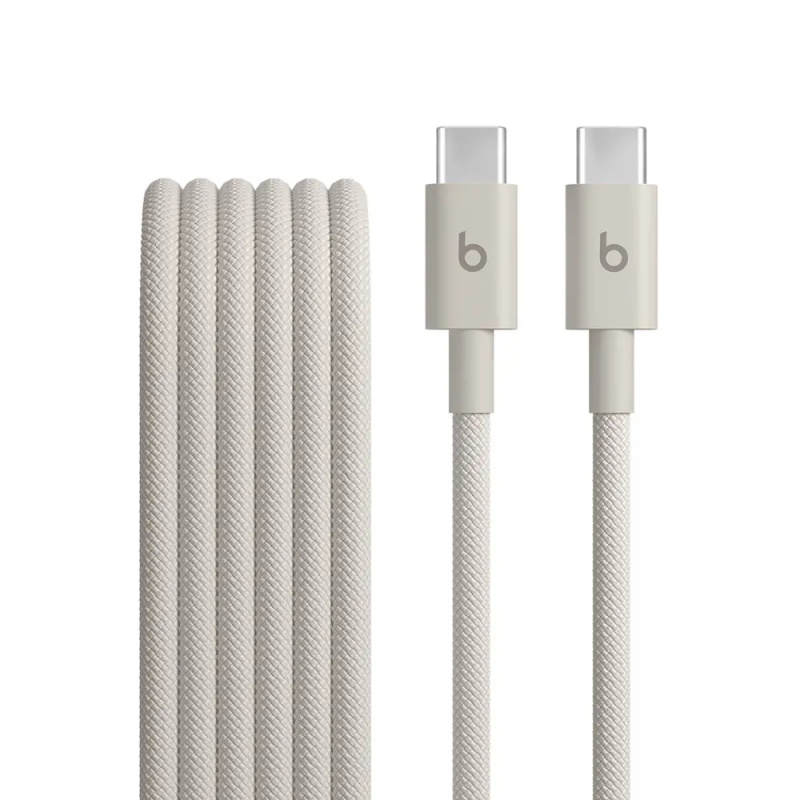 Apple Beats USB-C/USB-C napájecí kabel 240W 3m kamínkově šedý Kamenně šedá