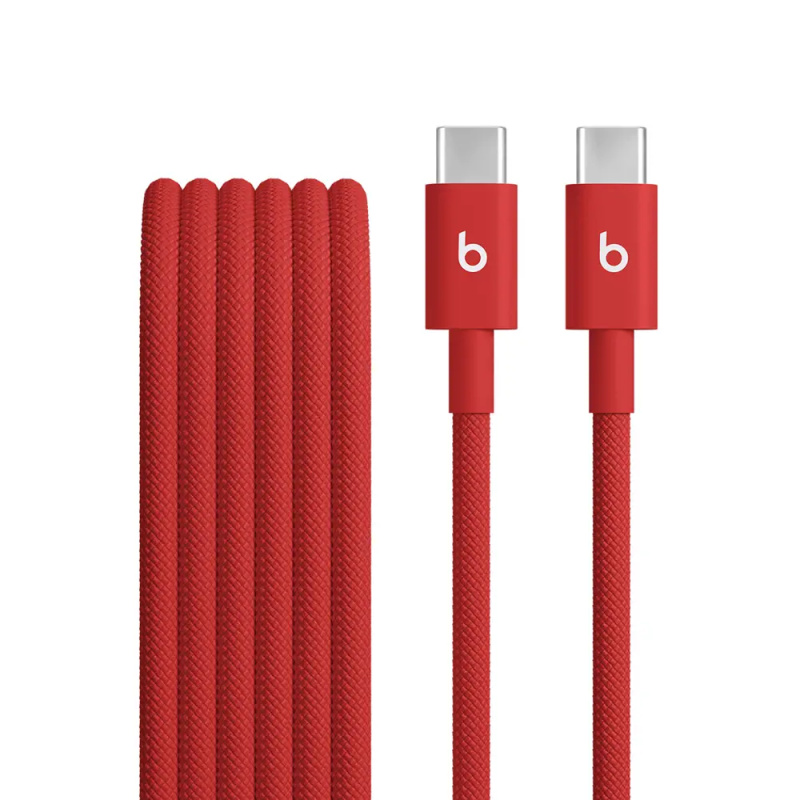 Apple Beats USB-C/USB-C napájecí kabel 240W 3m jasně červený Červená
