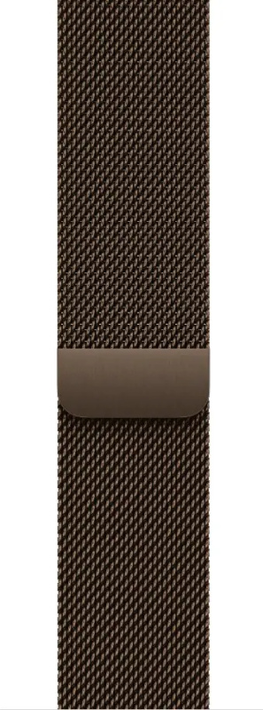 Apple Watch 49/46/45/44mm tmavě bronzový milánský tah M/L