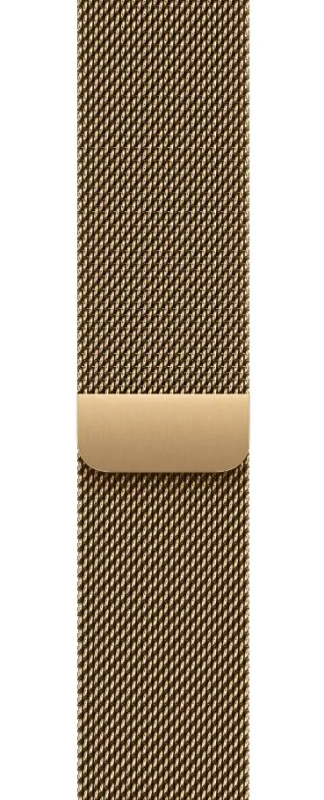 Apple Watch 49/46/45/44mm zářivě zlatý milánský tah S/M