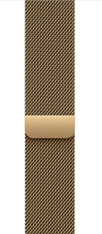 Apple Watch 49/46/45/44mm zářivě zlatý milánský tah M/L