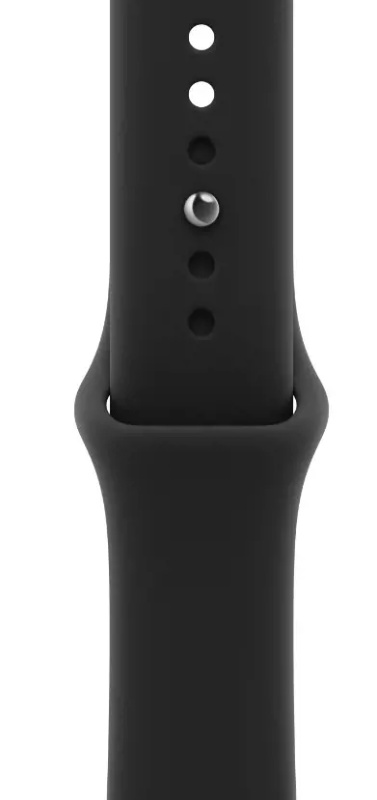 Apple Watch 42/41/40/38mm černý sportovní řemínek S/M