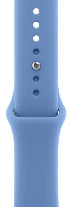 Apple Watch 49/46/45/44mm chrpově modrý sportovní řemínek S/M