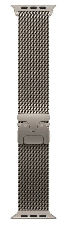 Apple Watch 49/46/45/44mm milánský tah z přírodního titanu L