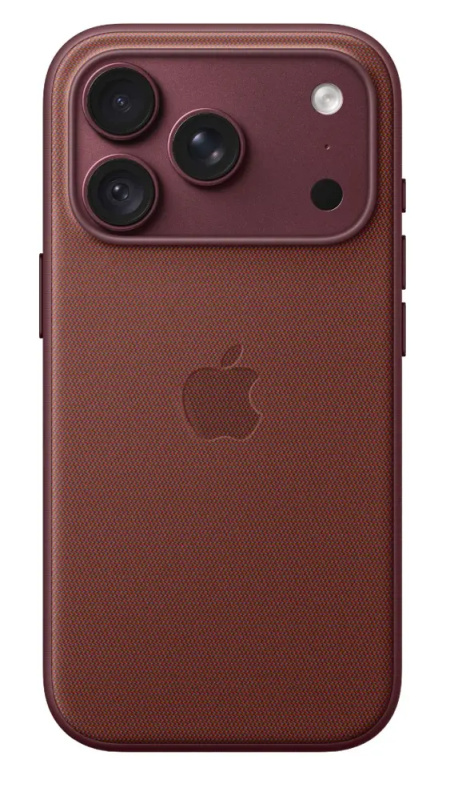 Apple kryt z tkaniny TechWoven s MagSafe na iPhone 18 Pro burgundsky červený