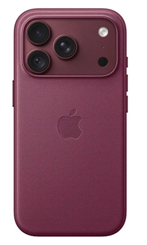Apple kryt z tkaniny TechWoven s MagSafe na iPhone 18 Pro morušově rudý
