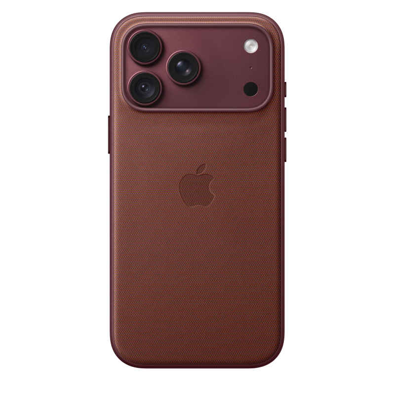 Apple kryt z tkaniny TechWoven s MagSafe na iPhone 18 Pro Max burgundsky červený