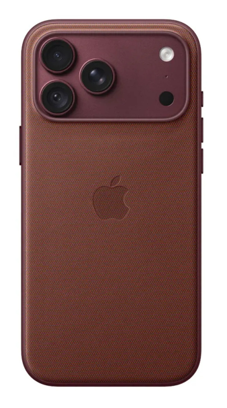 Apple kryt z tkaniny TechWoven s MagSafe na iPhone 18 Pro Max burgundsky červený