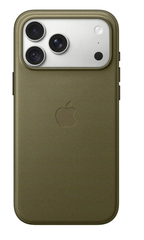 Apple kryt z tkaniny TechWoven s MagSafe na iPhone 18 Pro Max olivový
