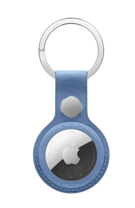 Apple FineWoven klíčenka na AirTag chrpově modrá