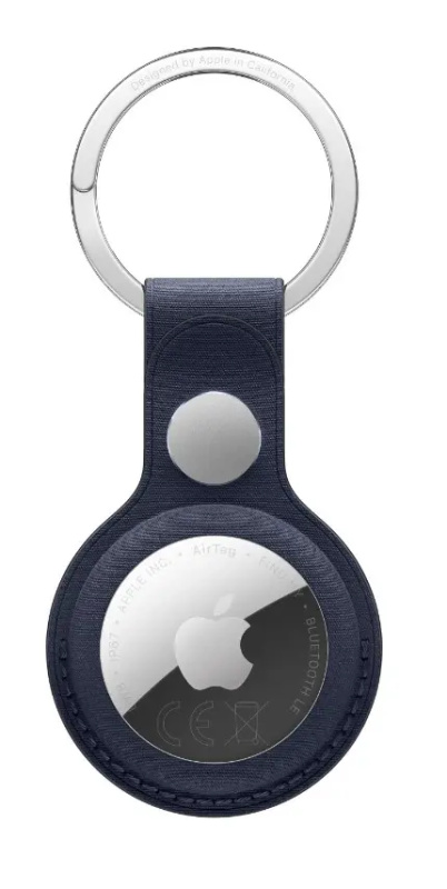Apple FineWoven klíčenka na AirTag námořnicky modrá