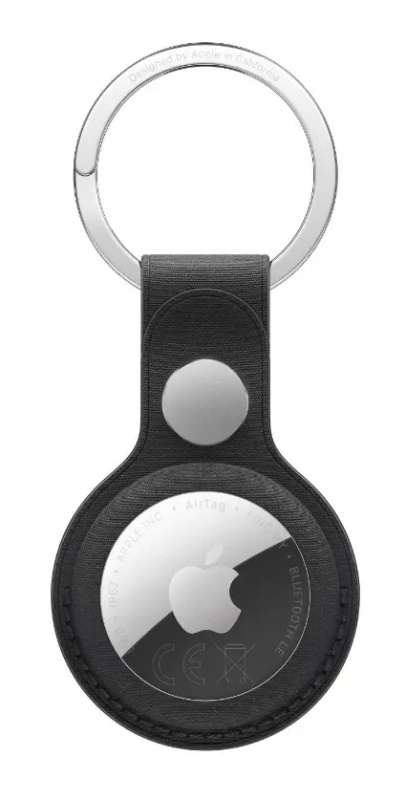 Apple FineWoven klíčenka na AirTag černá