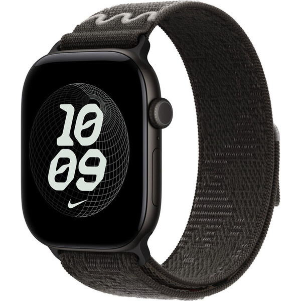 Apple Watch 49/46/45/44mm After Dark Black provlékací sportovní řemínek Nike