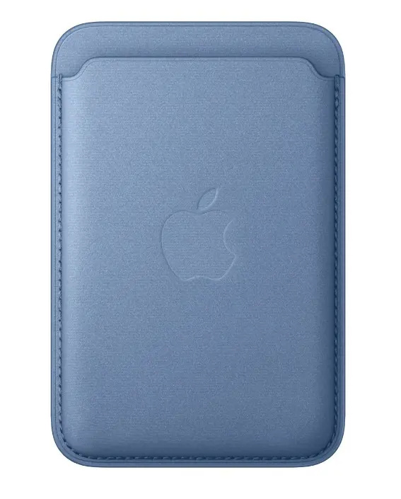 Apple peněženka z tkaniny FineWoven s MagSafe k iPhonu chrpově modrá