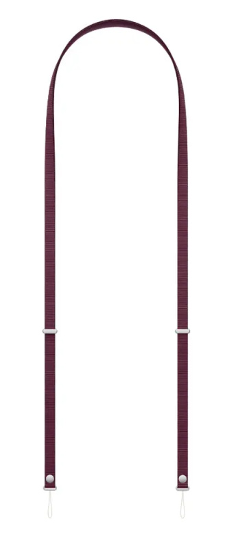 Apple crossbody popruh burgundsky červený