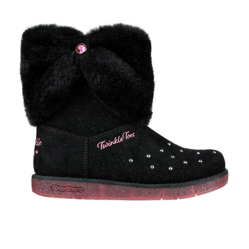 Boty Skechers GLITZY GLAM COZY CUDDLERS JR 314851L-BLK 32