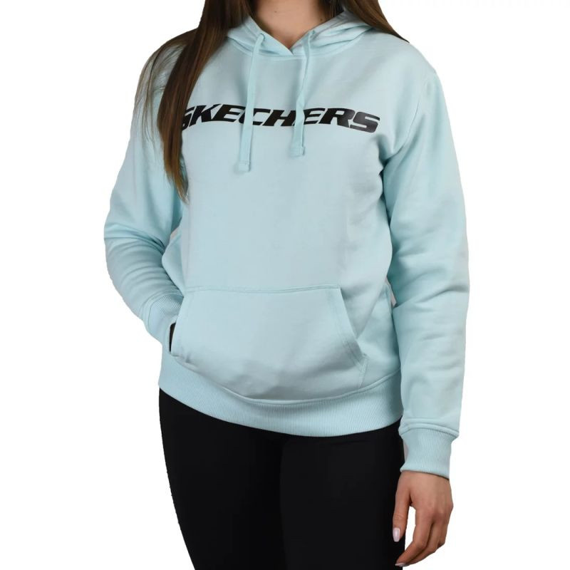 Mikina Skechers Heritage Hoodie W WHD65-AQUA s