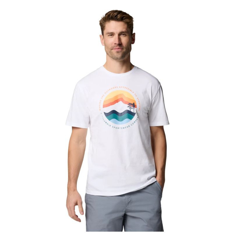 Columbia Path Lake II Graphic Tee M Tričko 1934814111 XL