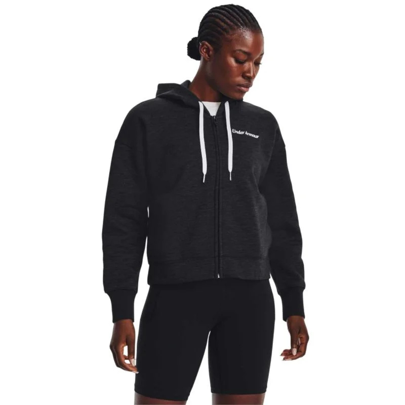 Dámské tričko Essential Fleece Script FZ W 1374106-001 - Under Armour S
